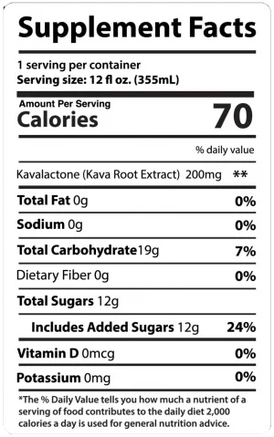 Kavaly Original Sparkling Kava Beverage